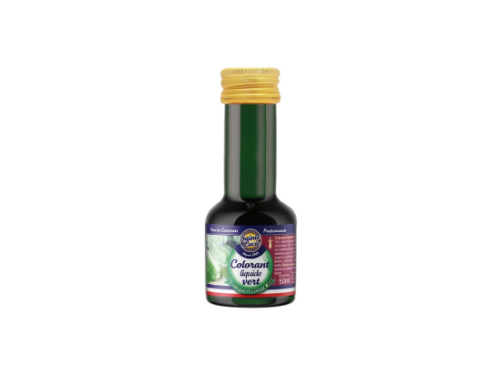 Colorant liquide vert flacon 50ml - SAINTE LUCIE
