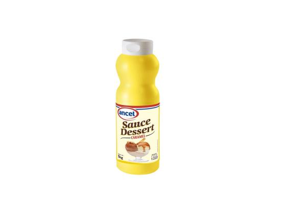 Sauce caramel bouteille 1Kg - ANCEL