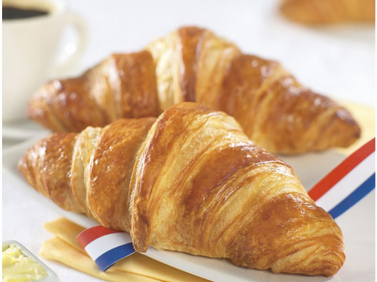 Croissant droit 24.5% pur beurre AOP PAP (70g x150) - Surgelé