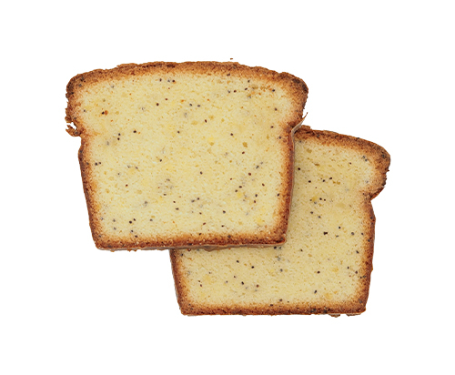 Cake citron pavot prétranché (14 parts x2pcs) 1.35Kg - AMERICAN DESSERTS - Surgelé