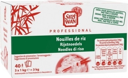 Pate nouille au riz (1Kg x3) - SUZI WAN