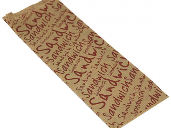 Sac sandwich papier kraft brun PPT 10+4x31 (310x100x310mm) (x1000)