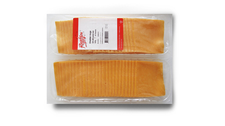 Cheddar rouge tranché 34.5%Mg 9x9cm (20g x50)