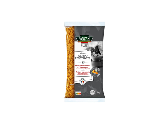 Pate penne rigate ultra résistantes sachet 5Kg - PANZANI PLUS