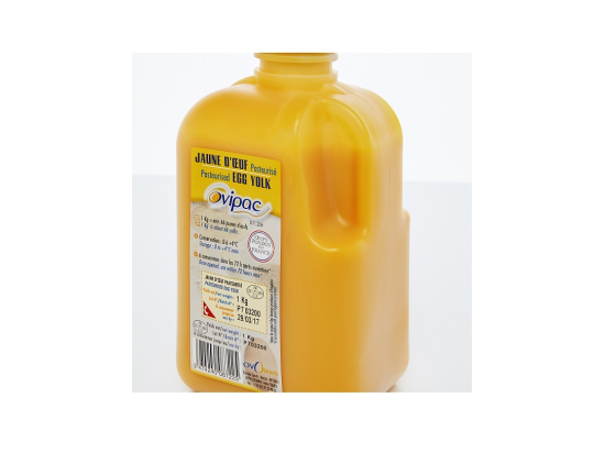 Jaune d'oeuf liquide pasteurisé 1Kg