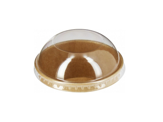 Couvercle dôme RPET transparent (x1000) (pot associé : 306022KR/C)