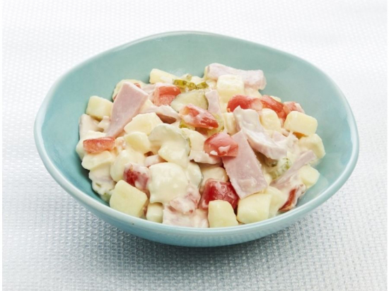 Salade piémontaise jambon barquette 2.4Kg - mdd