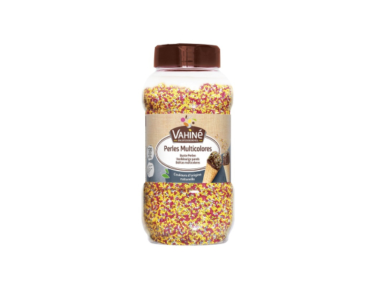 Perles sucrées multicolores tubo 820g - VAHINÉ