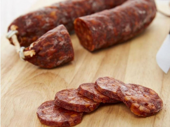 Chorizo supérieur doux courbé boyau naturel s/at 225g