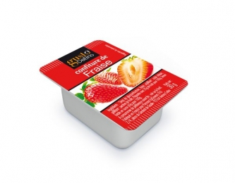 Confiture de fraise en coupelle plastique (30g x120) - mdd