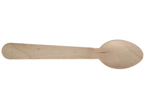 Cuillère dessert en bois 125mm [2000 (20x100)]
