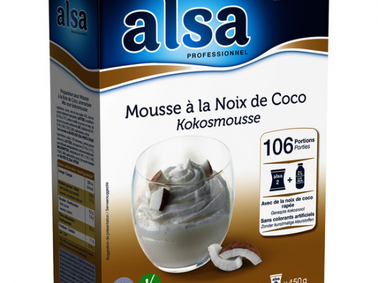 Préparation mousse noix coco boite 900g /8.5L - ALSA