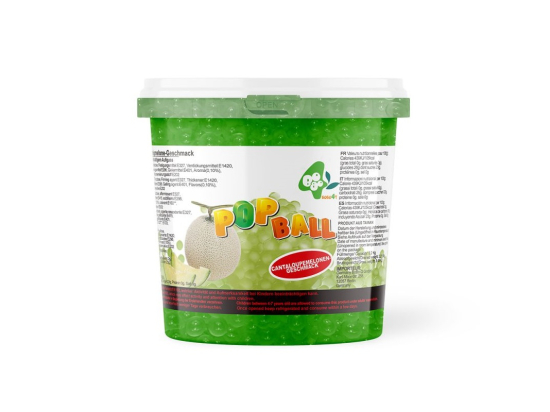 Bubble Tea - Pop Ball - Boba melon honeydew seau 3.2Kg