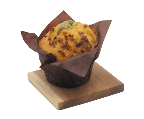 Muffins pistache fourré pistache vrac (120g x40) - Surgelé