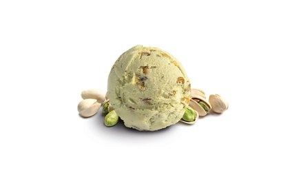 Crème glacée pistache avec morceaux de pistaches caramélisées 2.4L/1.292Kg - mdd - Surgelé
