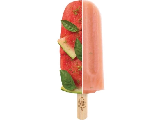 Emki Pop - Rafraîchissante (pastèque, citron vert, basilic) 65g x10