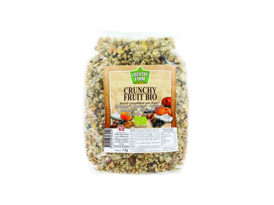 Muesli fruits BIO (sachet 1Kg x6) - COUNTRY FARM