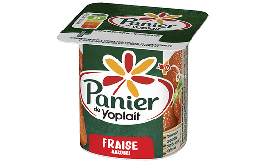 Yaourt panier de fruits panachées (125g x4) - YOPLAIT