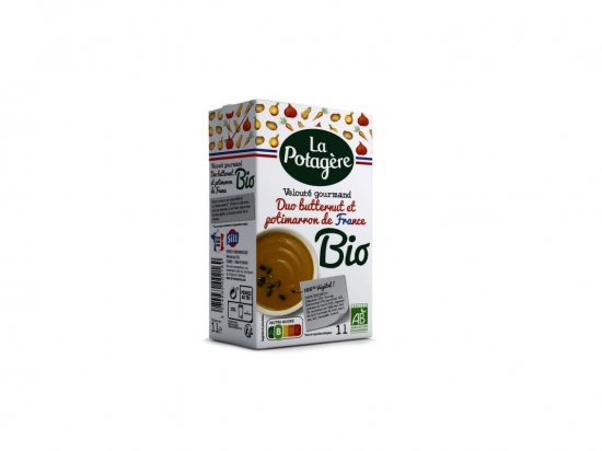 Velouté gourmand butternut et potimarron BIO brique1L - LA POTAGÈRE