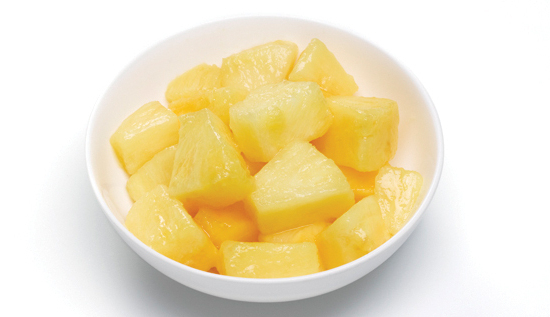 Ananas extra sweet en porceaux (20x20) 1Kg - mdd - Surgelé