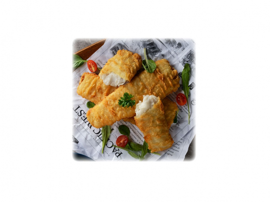 Fish & chips cabillaud 120/140g 5Kg - Surgelé