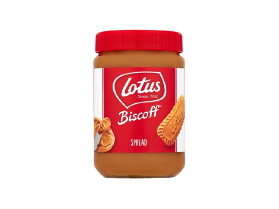 Pate à tartiner Biscoff 57% speculoos pot 720g - LOTUS