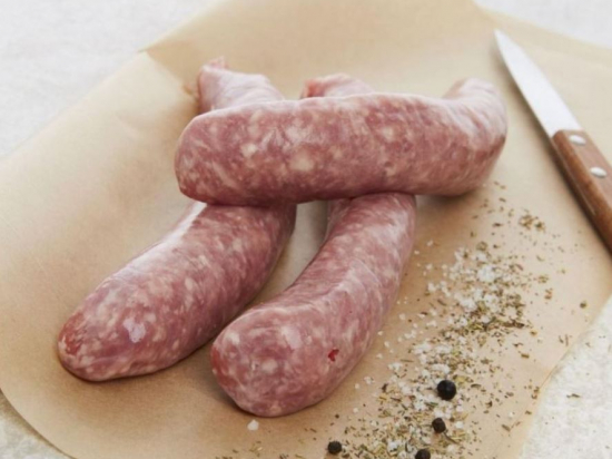 Saucisse de Toulouse pur porc boyau naturel s/v (130g env x10) France - mdd