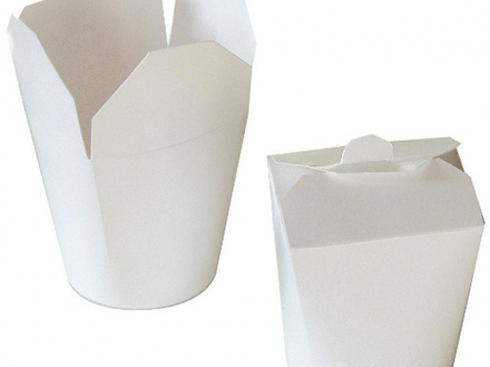 Pot à pâtes Firsmart 750ml carton blanc (105x90x100mm) 26Oz (x500)