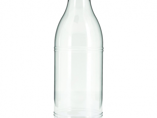 Bouteille "Fruita" RPET transparente (1L) [x78x] (x130) (bouchons associés : 800043J/C, 80040/C3, 80043N/C)