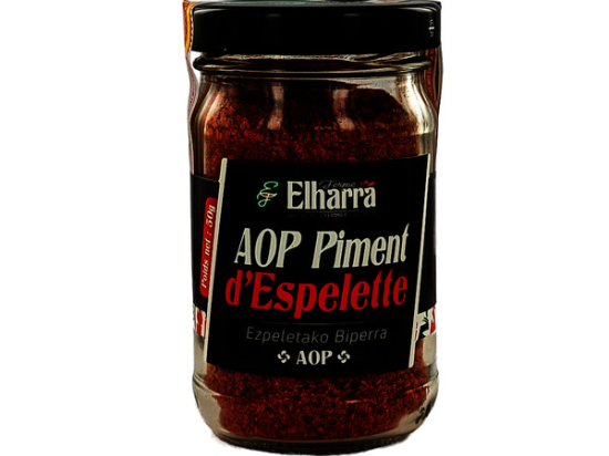 Piment d'Espelette AOP pot 50g - CEPASCO