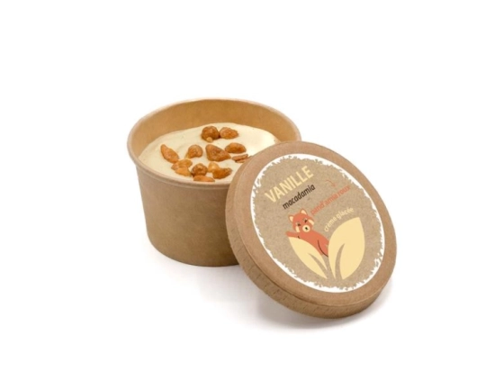 Pots de glace enfants - Vanille Macadamia 120ml x24