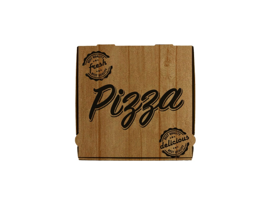 Boite à pizza 33x33x4cm (100U) - WOODBOX