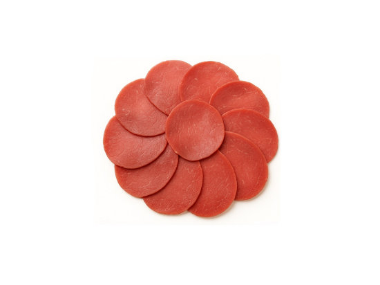 Carpaccio de boeuf tranché minut' VBF Ø24cm env (70g x10 x2) - CHARAL - Surgelé