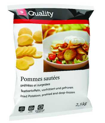 Pomme sautée rondelle (2.5Kg x4) - mdd - Surgelé