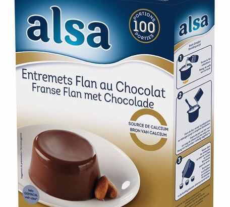 Préparation entremet flan chocolat boite 1100g /100P - ALSA