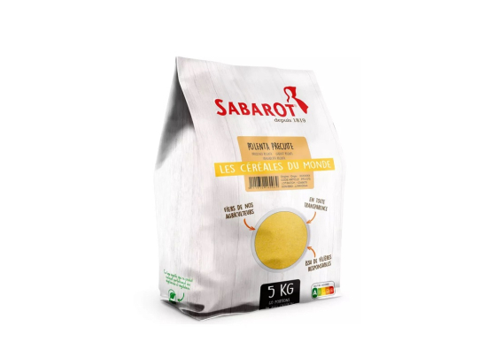 Semoule mais polenta fine sac 5Kg - SABAROT