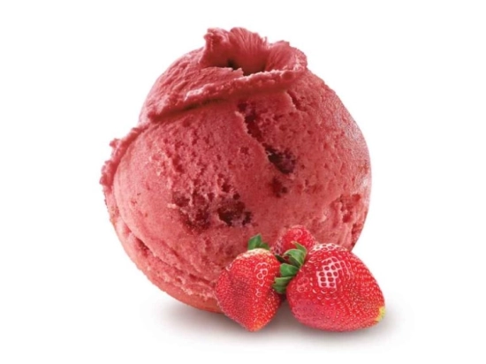 Glace - Fraise avec morceaux de fraise 2.5L x1