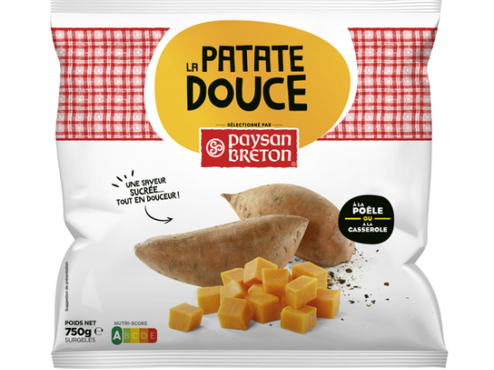 Cube de patate douce 20x20mm 750g - Surgelé