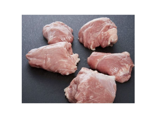 Sauté de veau épaule s/os s/v 60/70g sachet 2Kg ptf UK/UE