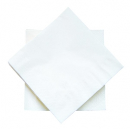 Serviette blanche 30x30cm 2plis Harmonie (paquet 100U) - GLOBAL HYGIENE