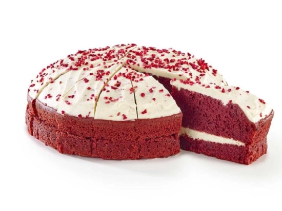 Patisseries à partager - Red velvet cake prédécoupé 14 Part 1200g x1