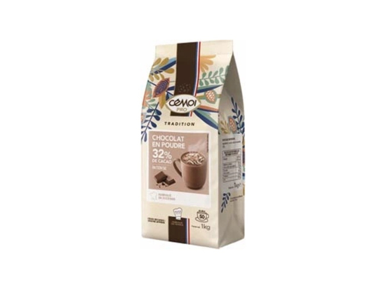 Chocolat poudre 32% cacao 1Kg - CÉMOI