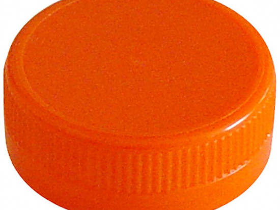 Capsule pour bouteille "Fruita" en PP orange (40x15mm) (x200) (pour bouteille "Fruita" 800040/C3, 800039/C, 800042/C1) (bouchon)