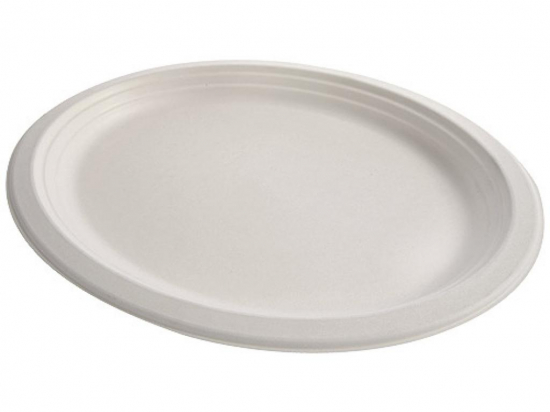 Assiette ovale pulpe blanche (230x170x25mm) [600 (24x25)]