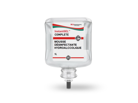 Recharge mousse désinfectante hydroalcoolique sans rinçage Optidose (flacon 1L x6) - SC JOHNSON