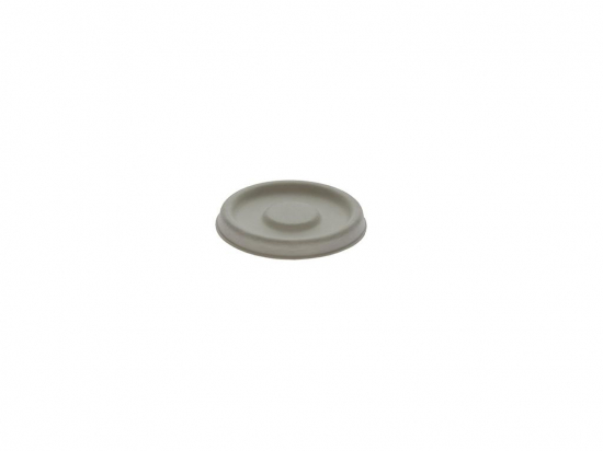 Couvercle en pulpe pour pot (66x8mm) [2000 (80x25)] (pot associé : 145105 sans couche PLA, mini pot rond associé : 145105) (bol saladier)