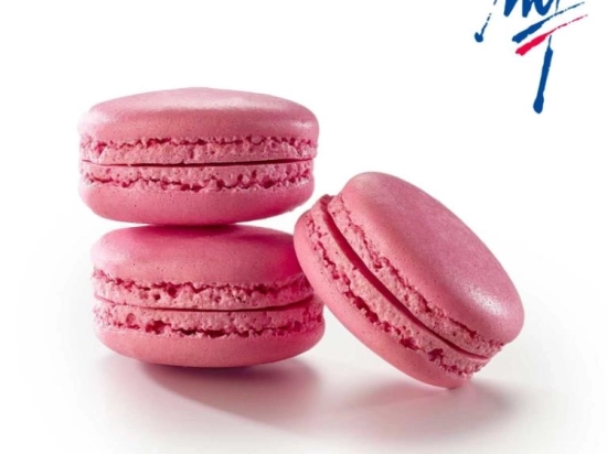 Macarons framboise 4.2cm (16g x45) - Création Philippe Urraca
