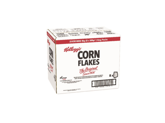 Pétale de mais dorés nature Corn Flakes (500g x8) - KELLOGG'S