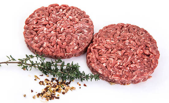 Steak haché boeuf race à viande Charolaise VBF 15%Mg façon bouchère rond (150g x20) - Surgelé