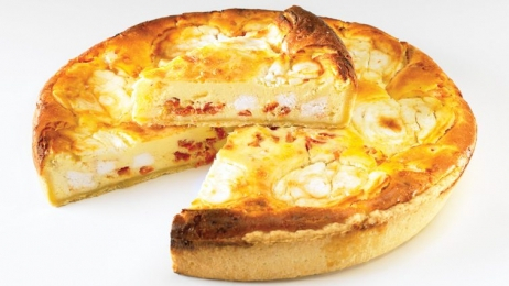 Quiche chèvre tomate Ø26cm cuite 1.45Kg - mdd - Surgelé